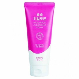 Happybath 해피바스 촉촉 히알루론 클렌징폼 200g Happy Bath Hyaluronic Acid Moisturizing Cleansing Foam 200g