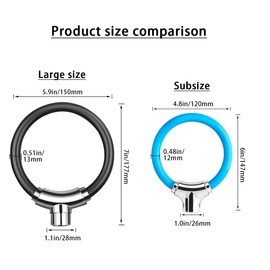Holy Feather Bike Lock with Key - Heavy Duty Anti-Theft Cable Lock for Bicycles, eBikes, and Electric Scooters(Big Green)