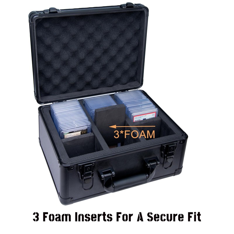CROFEYTY Graded Card Case,Trading Storage Box Graded Sports Card,Cards Case