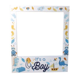 Aahs Engraving Baby Shower Party Frame Photo Prop, 35 X 30 inches (Boy)