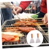ABOOFAN 3pcs Stainless Steel Griddle Scraper with Handle Versatile Steak