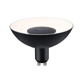 Paulmann LED Reflector GU10 Silver/White, 3-Stage Dimmable via Wall Switch, Diameter 100 mm, 4.9 W, 360 lm, Warm White (3000 K), QPAR, Perfect for URail Spotlights