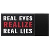 Real eyes make true lies with embroidered Velcro patch
