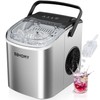 EUHOMY Countertop Ice Maker Machine with Handle, 26lbs Per Day,