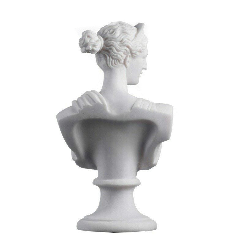 Artemis Diana Bust Greek Statue Nature Moon Goddess 8.66"