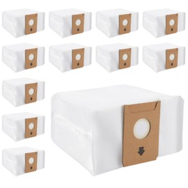 12Pack CF Clean Fariy Dust bags Compatible with Ecovacs X&T Series DEEBOT X1/X1 PRO OMNI Turbo T10/T20 OMNI T20 Max/T20 Pro Robot Vacuum Cleaner