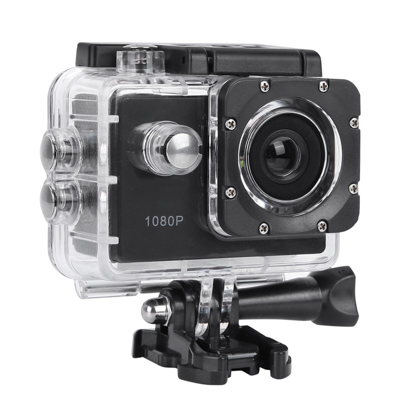 1080P HD 2inch LCD Screen Sports 30m Waterproof Action Camera