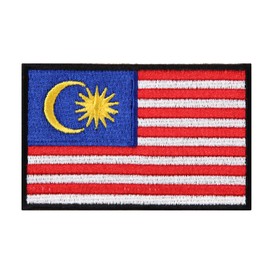 Catsobat Flag Patch Flag Emblem Embroidery Patch Embroidered Armband Stars and Stripes Airsoft Military Patch 8cm x 5cm (Malaysia)