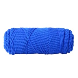 Anevous 2 x 100 g Thick Wool Yarn, Bulky Arm Knitting Wool, Soft Plush Wool for Crochet, Chunky Knit, Fluffy Wool Yarn, Crochet Yarn Wool for Knitting for Blankets, Decorative Cushions, Royal Blue