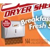Prank-o SIZZL BACON Scented Dryer Sheets - Prank Fake Funny