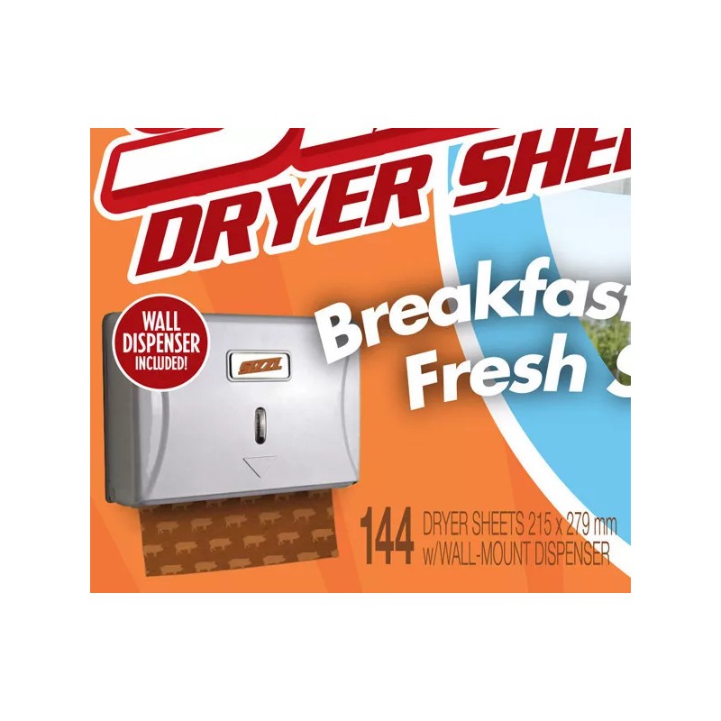 Prank-o SIZZL BACON Scented Dryer Sheets - Prank Fake Funny