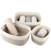 LA JOLIE MUSE Storage Baskets, Cotton Rope Woven Bathroom Storage