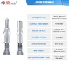 JRready ST6427 Power Connector 6 Pin (5 Matched Sets)，2.13mm Diameter
