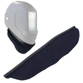 Leather Welding Helmet Bib Wrap Around Helmet Bib Welding Helmet Neck Protector Flame Retardant Protective Bib for Welding Helmet