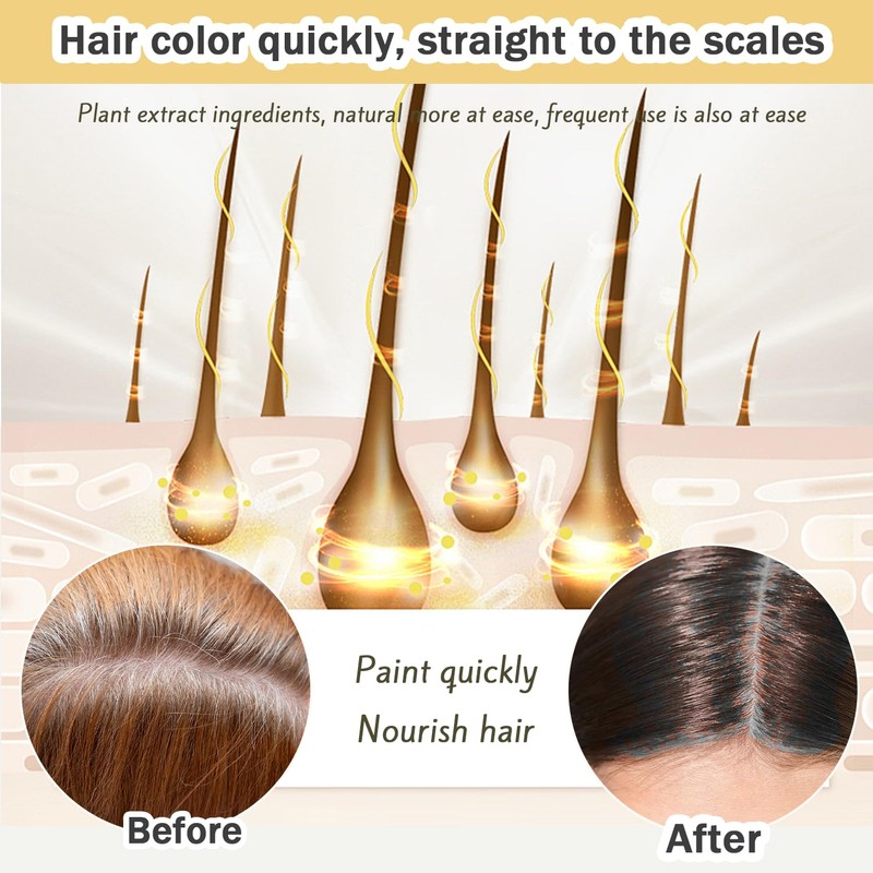Nova Hair Dye Shampoo,Nova Hair Instant,Nova Hair Dye Shampoo 3