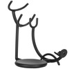 Curved Razor and Shaving Brush Stand Display Dry Brush Compatible