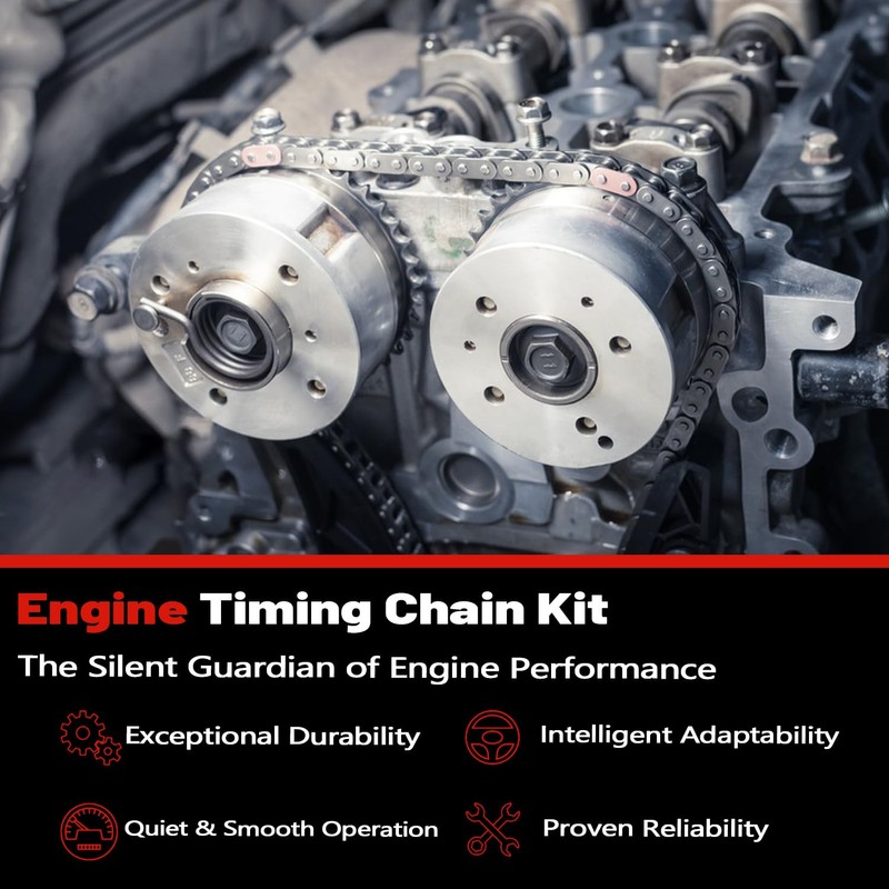 AUCERAMIC Timing Chain Kit w/Water Pump For 2003-2007 Infiniti G35