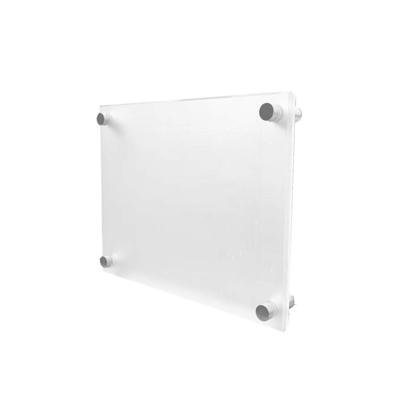 Missartist 8x10 Wall Mount Acrylic Picture Frame Double Panel Floating