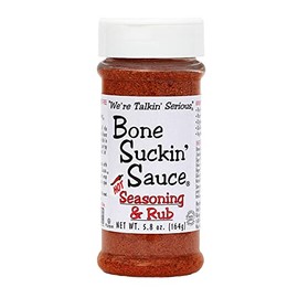 BONE SUCKIN Hot Seasoning and Rub, 5.8 OZ