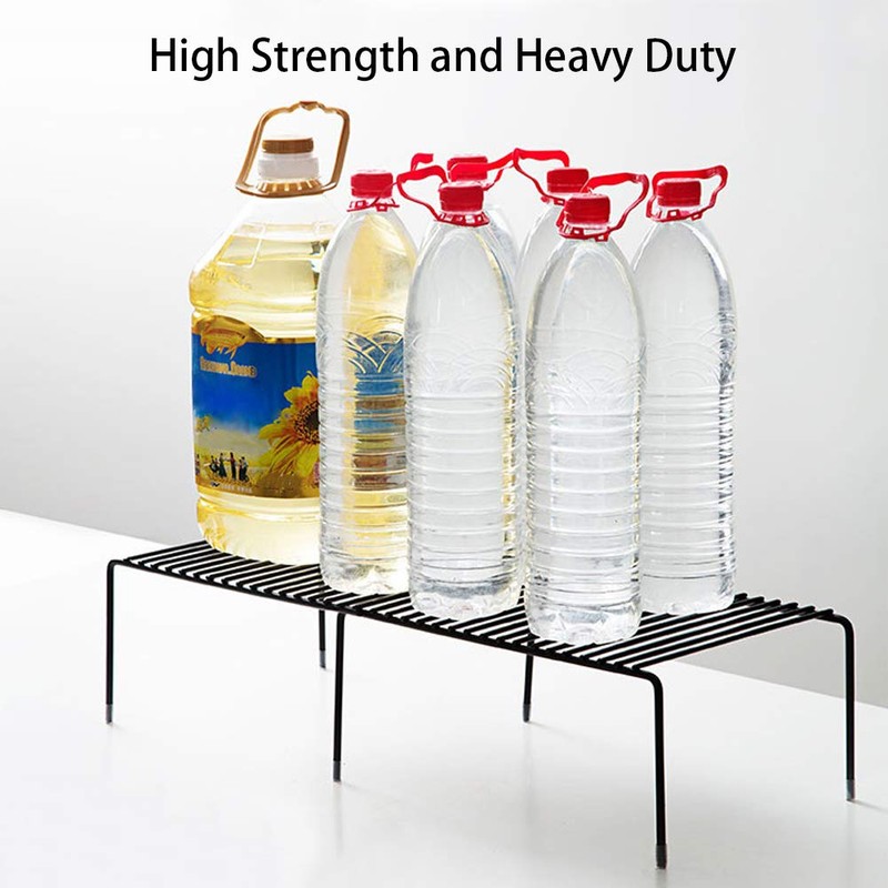 Kitchen Storage Shelf Rack, Spice Rack Expandable Cabinet Organization Storage,