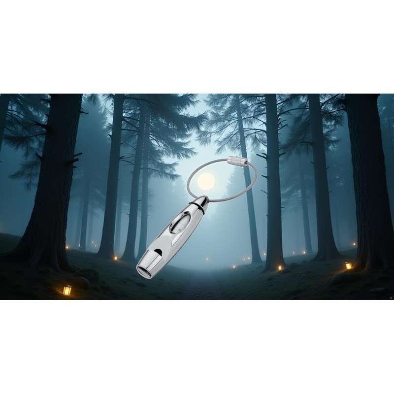 SILBERKANNE Key Ring Whistle 11 x 1.5 x 1.5 cm