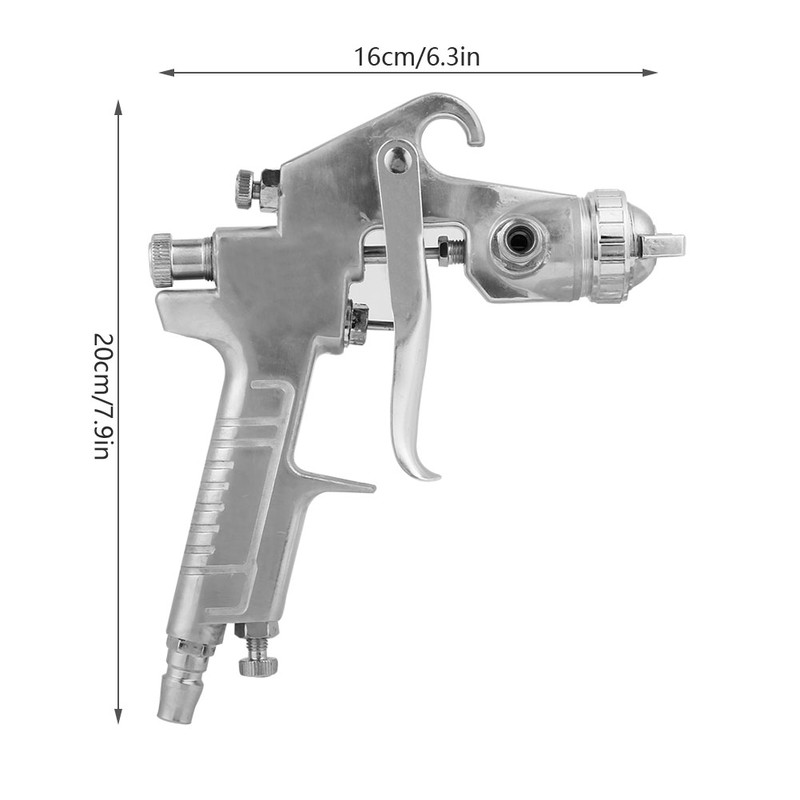 3.0mm Nozzle Gravity Feeding Mode Pneumatic Tool Air Paint Spray
