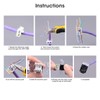 AMPCOM UTP Transparent Keystone Jack (Black)