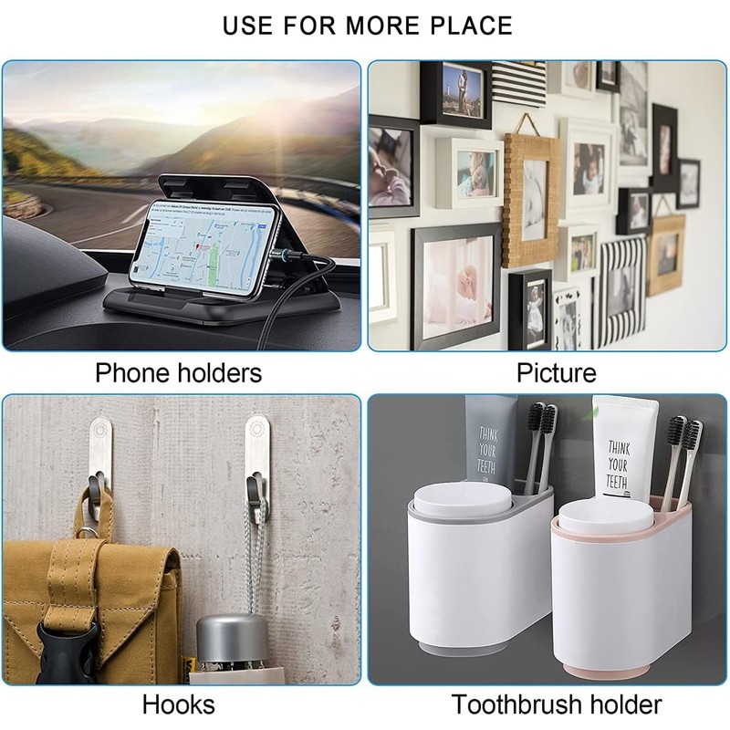 kinoco 20 x Extra Strong Round Double Sided Tape (50mm