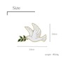 KaminoKa Dove Holding Olive Hope Peace Symbol Dove Set of