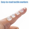 STSTR 356PCS Bump Dots for Visually Impaired, Multiple Sizes Shapes