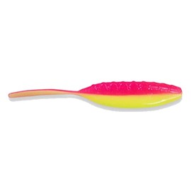 FLE-FLY Crappie Kickers Soft Plastic Baits with Thin Vibrating Tail (2.5 Inch, Electric Chicken)