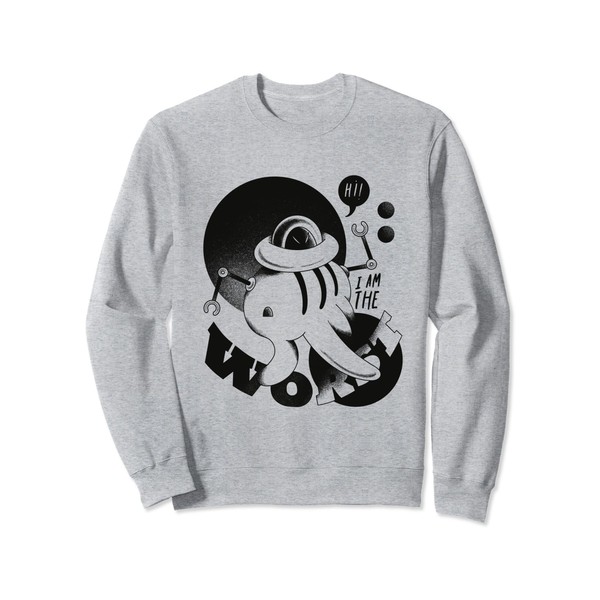 Halloween Art: Retro Robot Monster Sweatshirt
