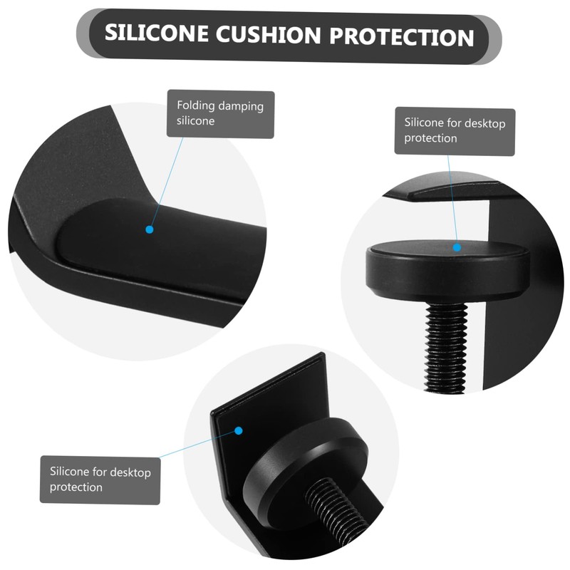 KONTONTY Headphone Stand Hanger Rotation Under Desk Hook for Gaming
