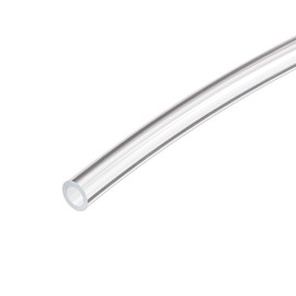 uxcell PVC Tube, Vinyl Tube, Plastic Hose, Flexible, Clear, Inner Diameter 0.2 x Outer Diameter 0.2 inches (4 x 6 mm), Length 16.3 ft