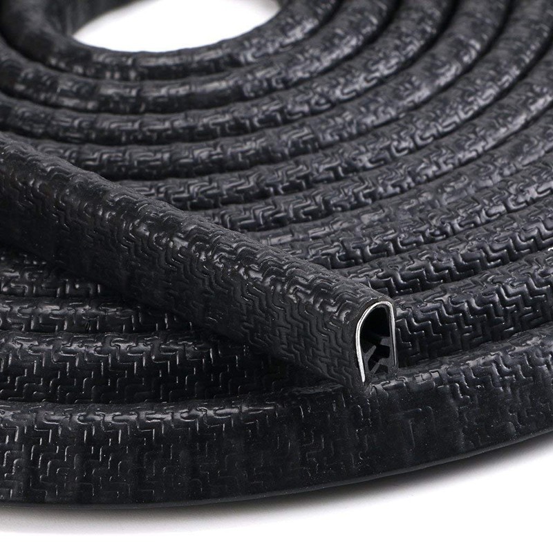5M Car Door Guard–U Shaped Roll, Protective Rubber Door Strip