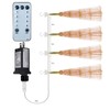 PXBNIUYA 4 Pack 800 LED Plug in Starburst Sphere Lights,Firework
