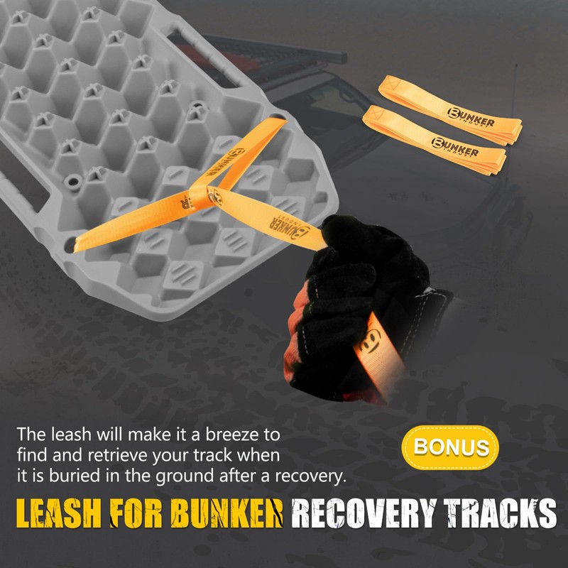 BUNKER INDUST Off Road Traction Boards, Pair Recovery Tracks Traction