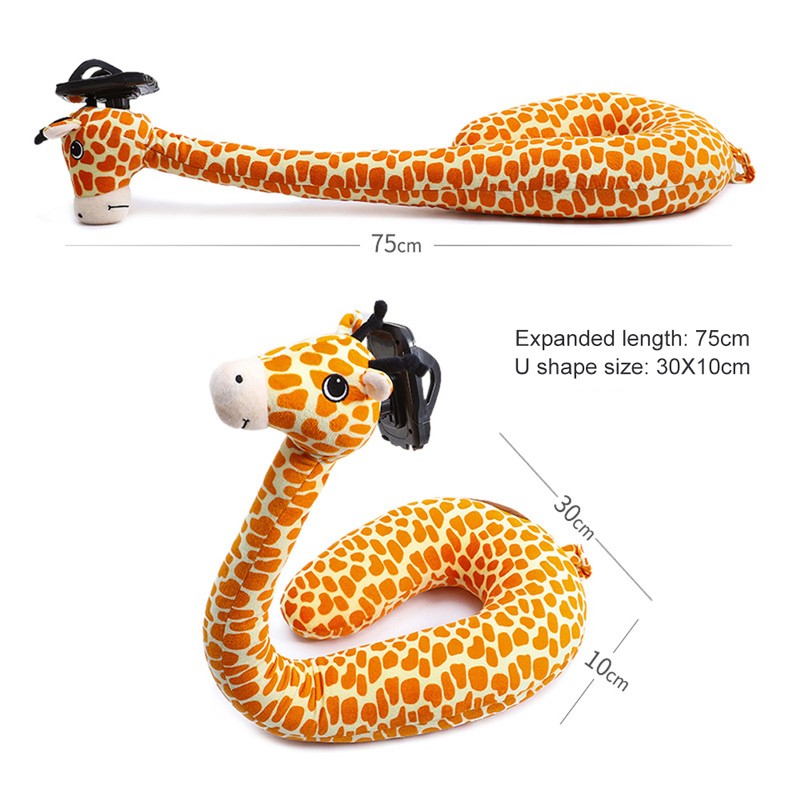 2 in 1 U Shaped Pillow Phone Holder Soft Hanging