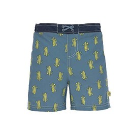 LÄSSIG Unisex Baby Swimming Trunks Blue (Cactus Family), 18 Months
