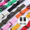 Plastic Buckles Straps, 10 Set 1 Inch Dual Adjustable Quick