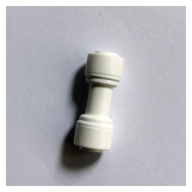 Malida 1/4" OD to 1/4" OD push fit straight union