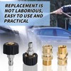 2Pair Pressure Washer Adapter Set, M22-14mm to 1/4'' Quick Connect
