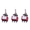 DIAO79NI 3 Way SPDT Guitar Mini Toggle Switch 6 Pin