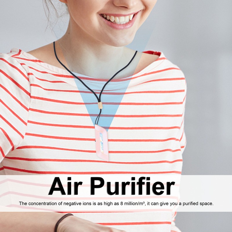 Smart Air Purifier USB Charging Neck Air Freshener for Office