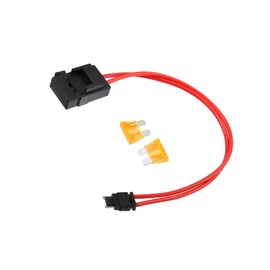 Motoforti 32V Low Profile Mini Fuse Adapter Kit with 2pcs 5A Blade Style Fuse Long-lasting