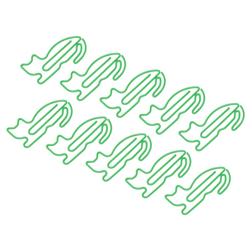 100 Pcs Cute Paper Clips Animal Shaped Fun Bookmark Document