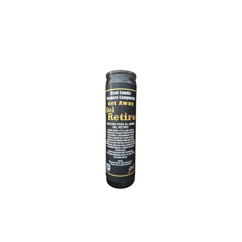 Del Retiro Negro Fixed Candle