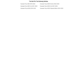 Tusk UTV Hinged Windshield +2-inch For KAWASAKI Teryx4 800 2016-2022