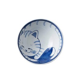Yamani 36190022 Rice Bowl, Blue, 11.5