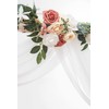 Floroom Wedding Arch Draping Fabric 2 Panels 20Ft White Chiffon